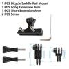 Bicycle Saddle Rail Mount Aluminum Bike Seat Mount for GoPro Hero 12 11 10 9 8 7 5 AKASO DJI OSMO Action Cameras Accessories
