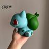 Bulbasaur-Shaped Resin Ornament Cute Figurine, Classic Cartoon Collectible Statue with Red Eyes Green Versatile Home Decorative Item Back, Stable