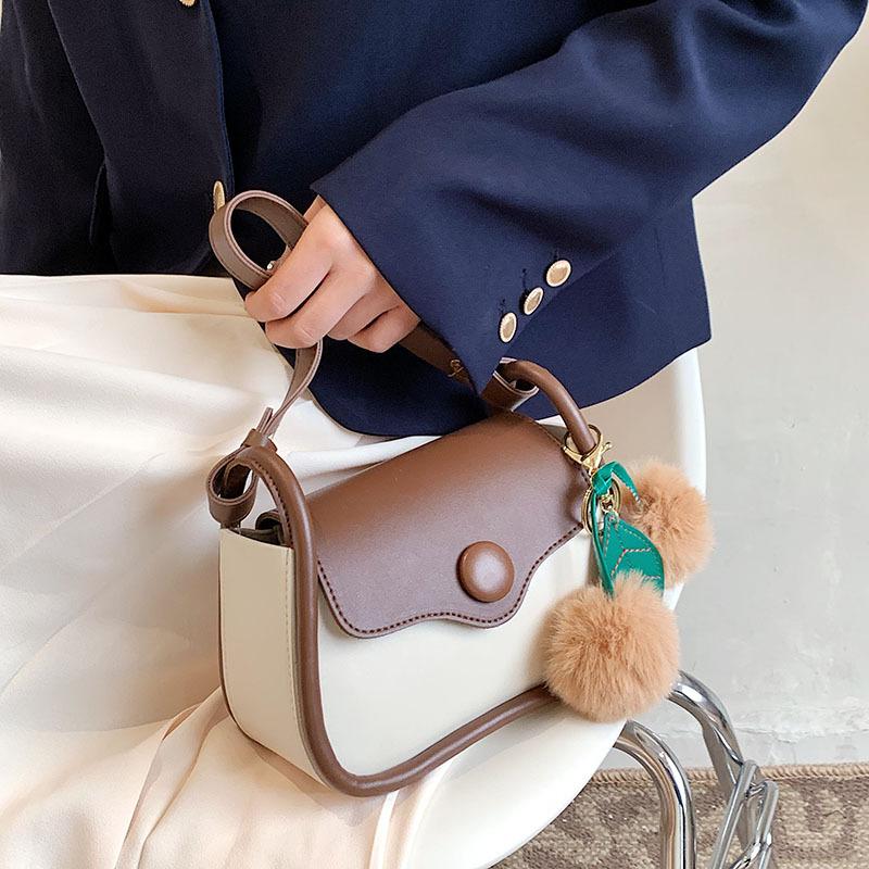 Simple Bag Women'S Bag Foreign Style Shoulder Bag Temperament Messenger Bag Fashion Small Square Bag