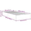 Ottoman Bed without Mattress Black 80x200 cm Faux Leather