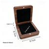 New Commemorative Coin Badge Box Black/Red Badge Ancient Coin Collection Box Walnut Wood Window Box Gift Box