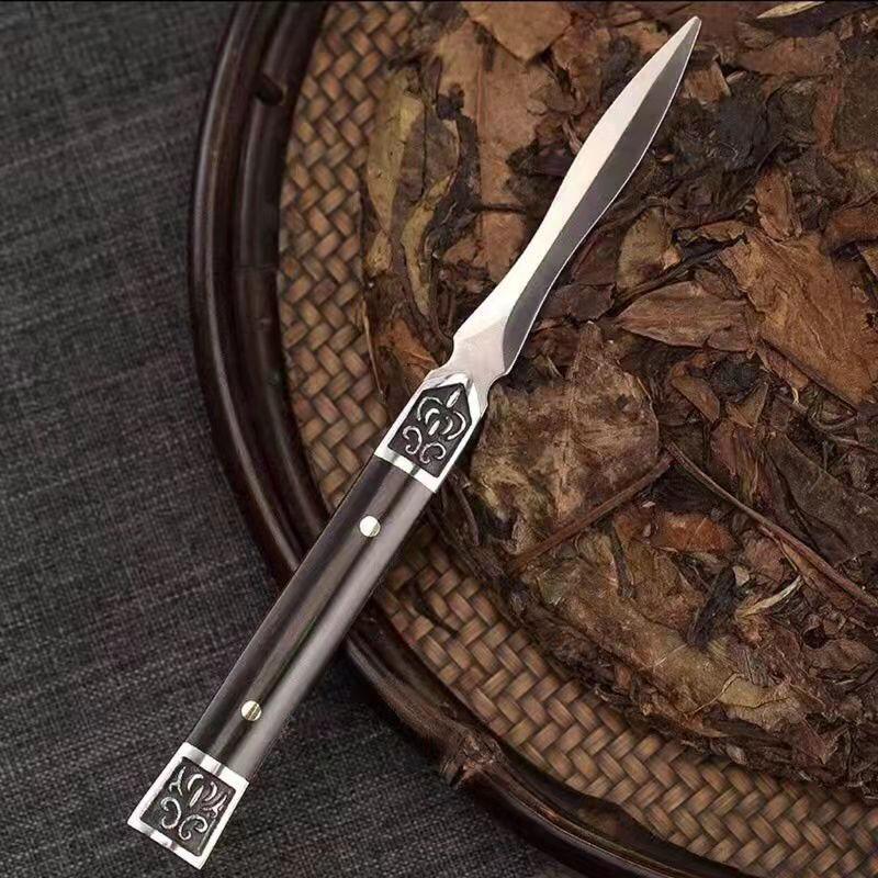 Чайная ложка из нержавеющей стали 304, чайный нож, чайная лопатка, чайная ложка, инструмент для приготовления чая, дамасский домашний чайный набор «Кунг-фу», подарочный набор