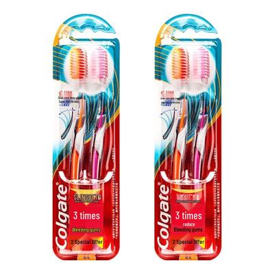 Colgate SlimSoft Dual Core Deep Clean Toothbrush 4-Pack
