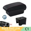 For Volkswagen POLO Armrest new For VW POLO Mk5 6R Vento Car Armrest box 2010-2018 Storage box Retrofit Interior Car Accessories