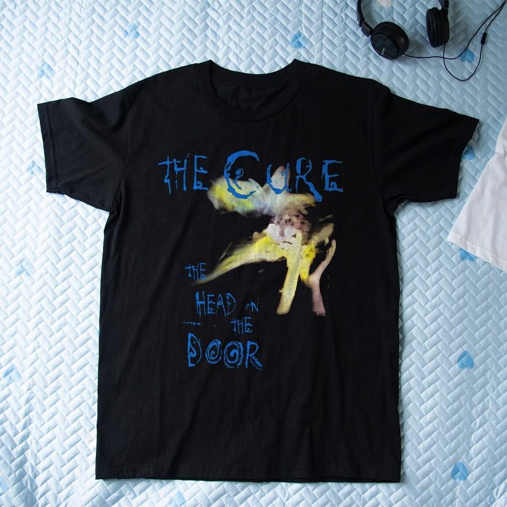 The Cure The Head On The Door Unisex Schwarzes T-Shirt Größe S-5XL Unisex T-Shirt