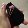Leather Earphone & Coin Wallet, Minimalist Small Purse, Durable Casual Everyday Carry