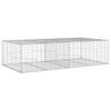 Gabion with Lid 200x100x50 Cm Galvanized Iron