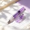 BANMI Colorful Transparent Fountain Pen Multi-hued Ergonomic Writing Pen for Correct Posture Office School Supplies Stationery