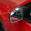 Fit For 2017-2025 Jeep Compass ABS Chrome Side Mirror Rain Eyebrow Cover Trim 2P