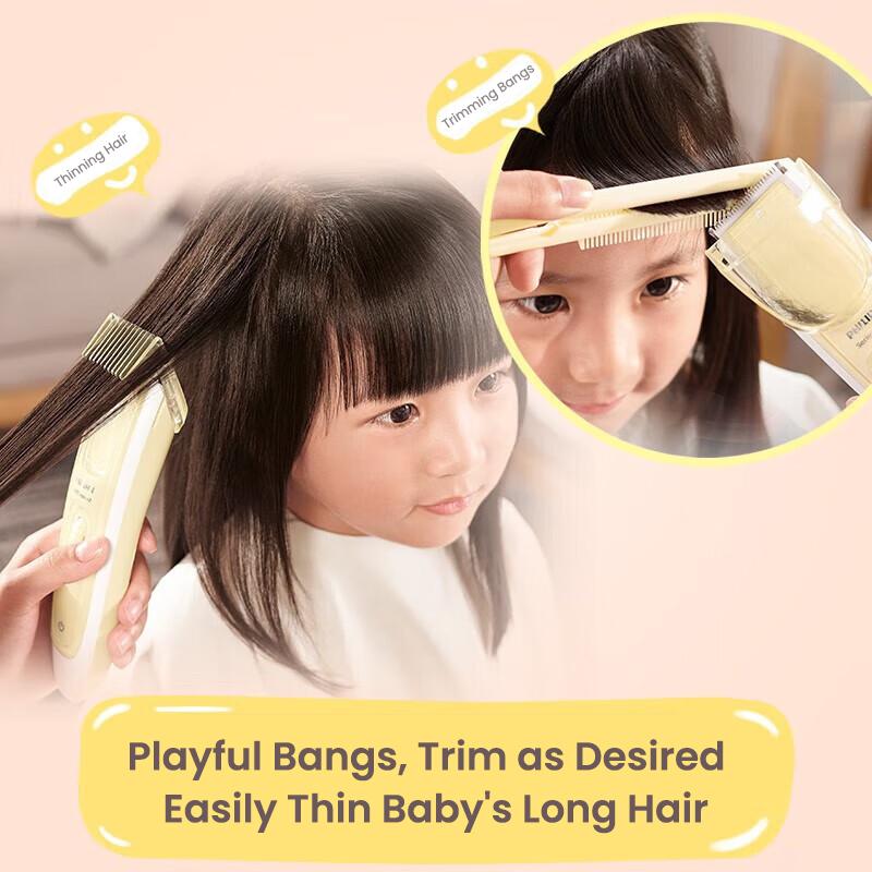 Philips Elektrischer Baby-Haarschneider HC2089 Elektrische Haushaltsschere