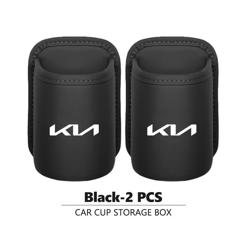 ASE5 Car Storage Box Cup Holder Multifunctional Hang Beverage Rack For KIA Rio K5 K2 Sportage Ceed Sorento Picanto Stinger Soul