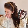 High-End Acrylic Wool Knitted Headband: Versatile Fashion Accessory for Autumn and Winter