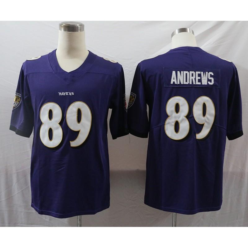 Baltimore Ravens NFL Football Jersey Men Women Cotton Blend Team Uniform Shirt Fans Sports Enthusiasts