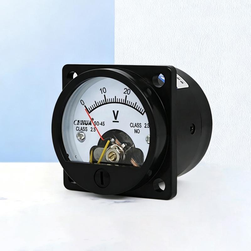 So-45 Analog Dc 1V-800V Voltmeter Sensitive Pointer Accurate Display Long Service Life For Electrical Testing Industrial Project