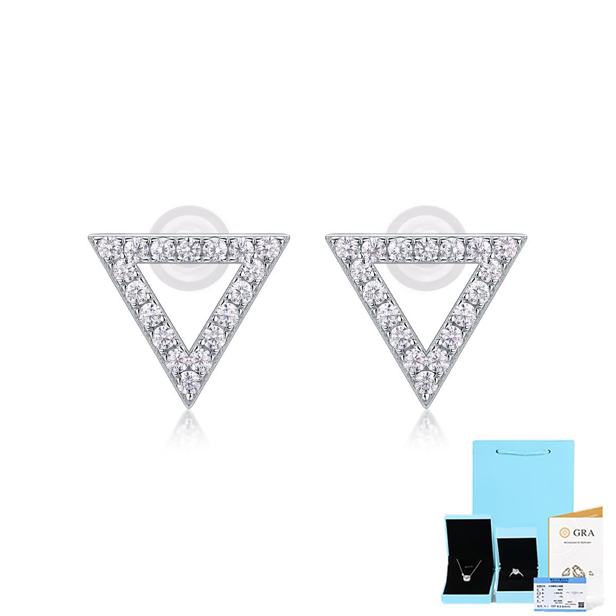 

Личность Темперамент Серьги Геометрические Женские Серьги Высокого Чувства, Прямые Поперечные Серьги-гвоздики из Муассанита