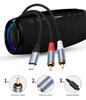 High-Fidelity USB-C To Dual RCA Audio Cable with 24Bit/96Khz Decoding