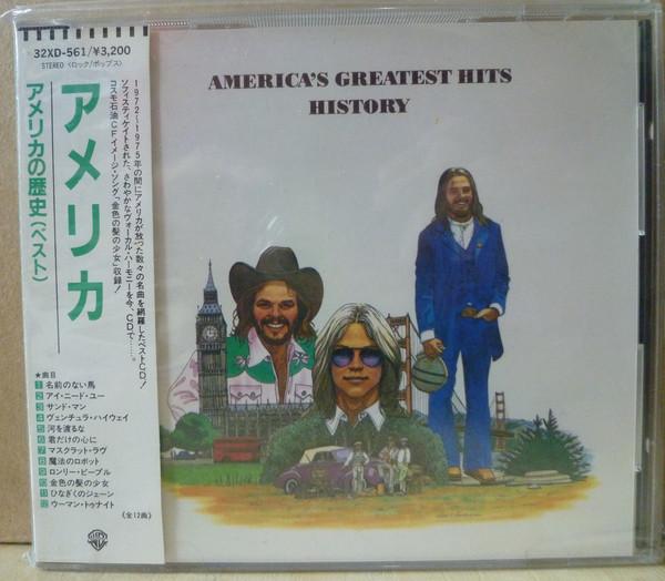 CD AMERICA - History - America's Greatest Hits 32XD561 Warner Bros. 1987 Japan Rock Used