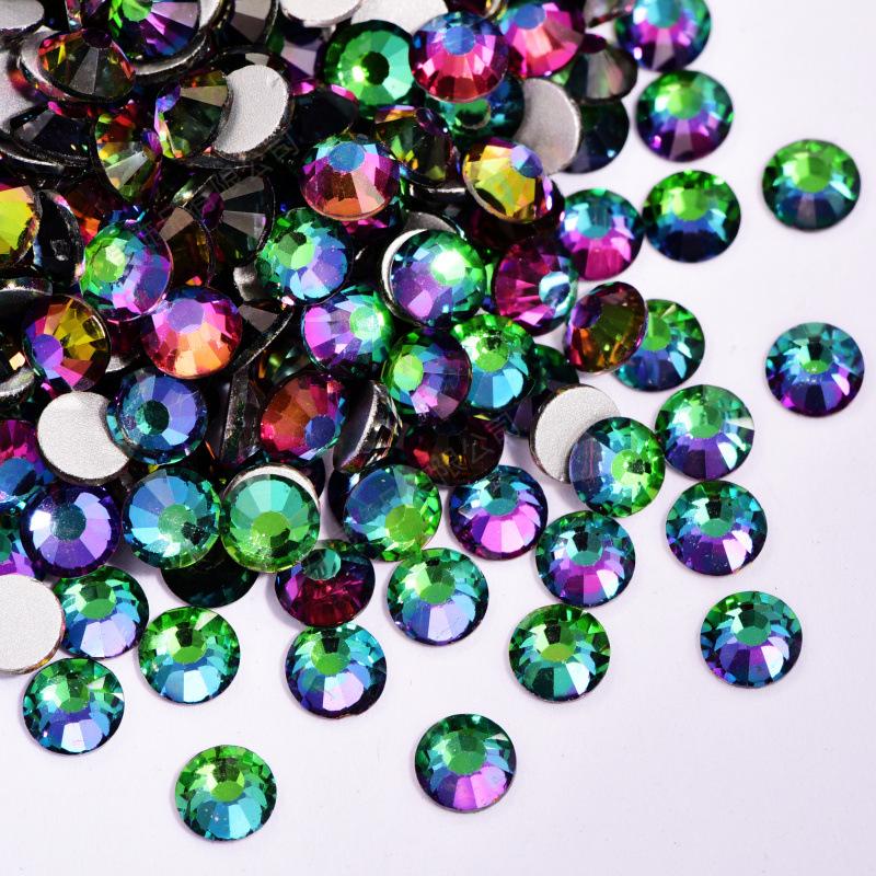 Ss3-Ss16 Mixed Size Flat Bottom Drill, Mobile Phone Case Diy Sticker Diamond Crystal Glass, Creative Nail Art Jewelry Accessories