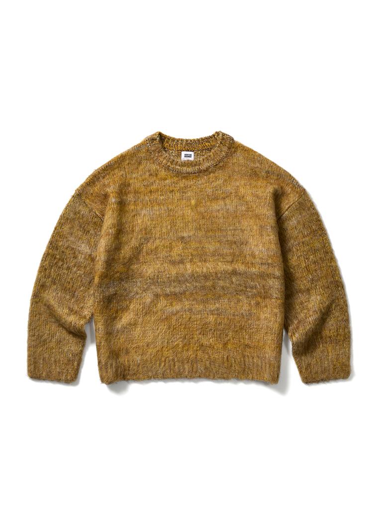 Haitaideupeulaengki Brushed Multi-Gradient Crew Knit Yellow