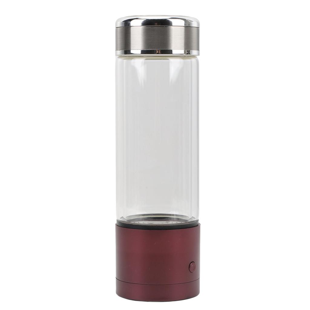 Hydrogen Water Bottle 1200PPB 350ML Hydrogen Rich Water Glass Cup for Office Daily Use Home