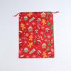 Cartoon Christmas Tree Bag Environmentally Friendly Santa Claus Pattern Bag Non-Woven Drawstring Bag Festive For Birthday Candy