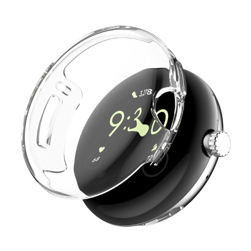 

Shockproof for Pixel Watch 2 TPU Screen Protector Bumpers Shell Protective Cover Anti-scratch Scratch Resistant Housing