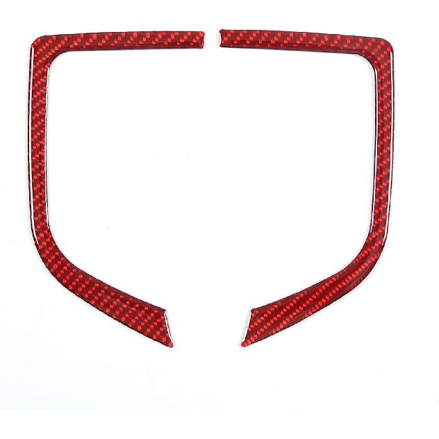 Center Console Air Vent Frame Trim for Honda Pilot 2019-2022/ Ridgeline 2021-2023/ Passport 2019-2023, Carbon Fiber Car Center Consoles Air Condition