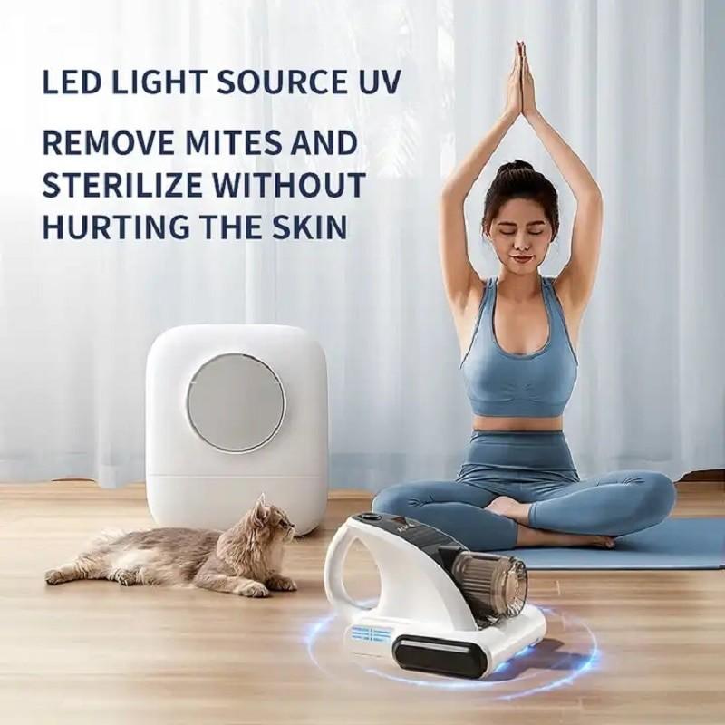 10000Pa Powerful Suction Vacuum Cleaner Wireless Dust Mite Removal Device USB Rechargeable Smart Vacuum Mite Remover