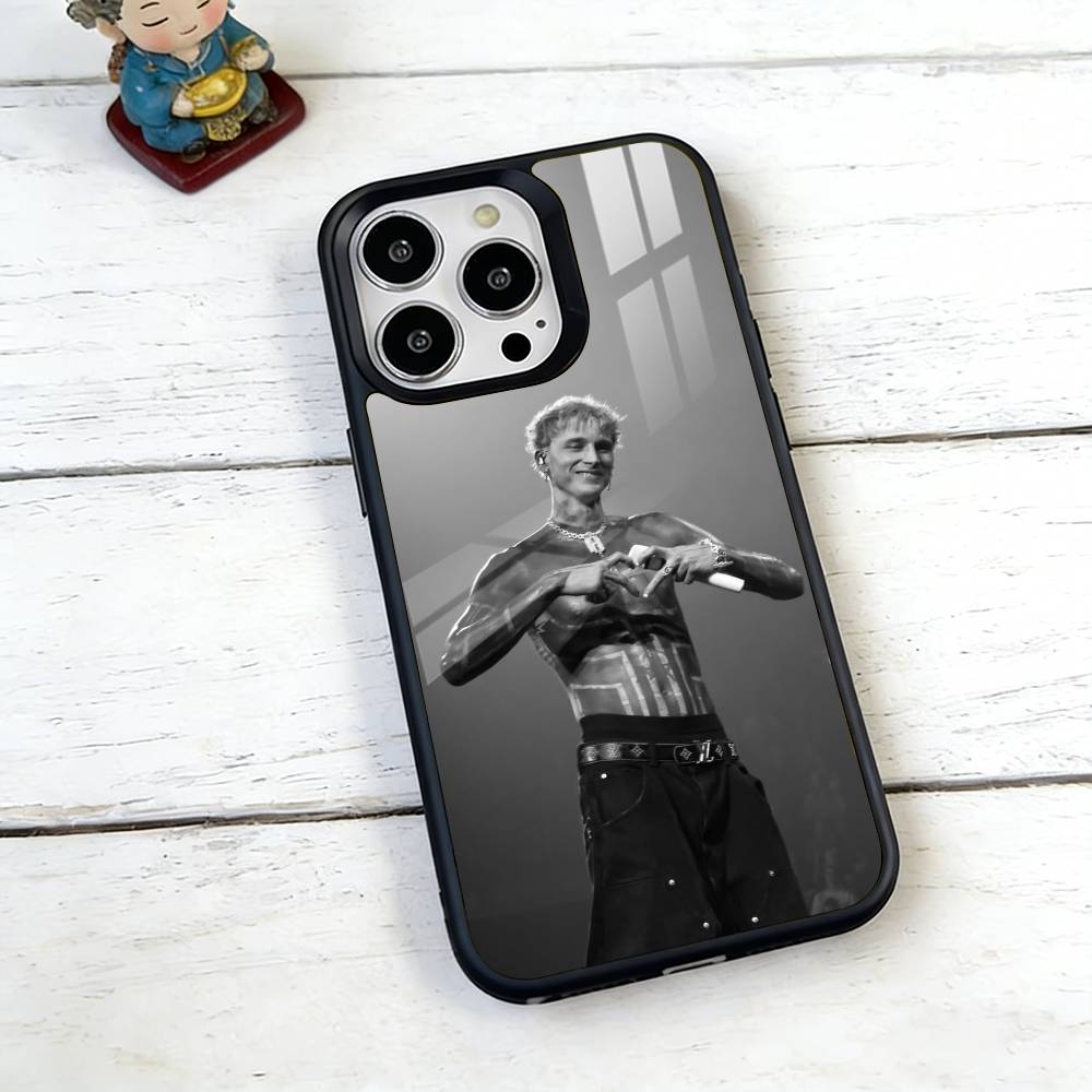 MGK Machine Gun K-Kelly Phone Case For iPhone17,16,15,14,13,12,11 Plus,Pro Magnetic For Magsafe Wireless Charging