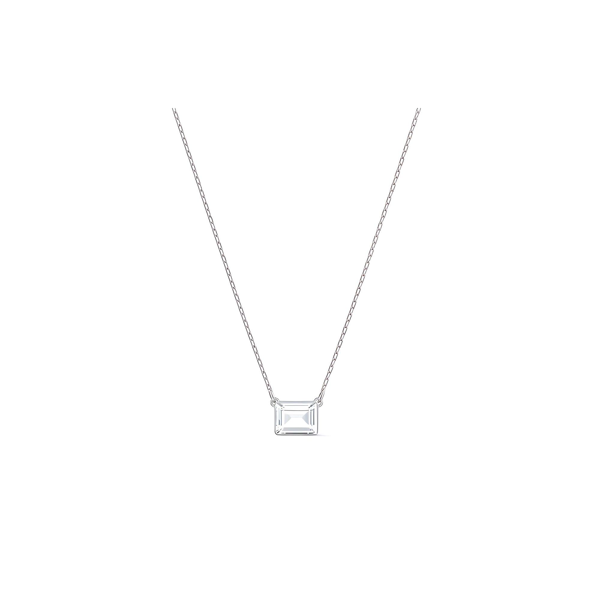 Swarovski Tennis Necklace Square Diamond Necklace Women necklace Silver 5568014 Silver,L