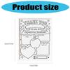 Teacher Thank You Cards Coloring Posters Handmade Teacher Appreciation Card For Student Child Classroom Party Supplies