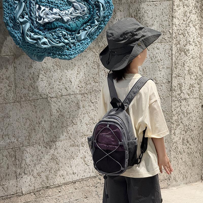 Trendy And Cool Children'S Backpack Casual Outdoor Leisure Travel Backpack Multi-Purpose Crossbody Chest Bag For Boys And Girls