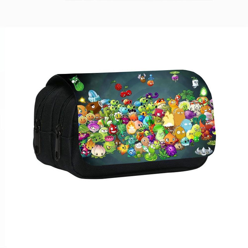 Plants Vs. Zombies Double-Layer Pencil Case for Students