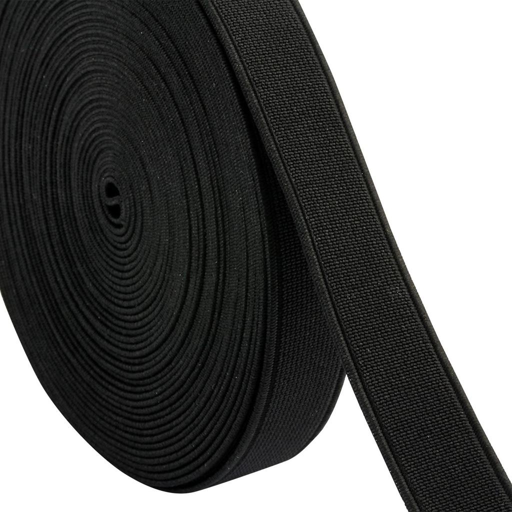 Banda elástica tejida, ancho, cuerda elástica, cuerda elástica artesanal, 28m/2,5 cm de ancho