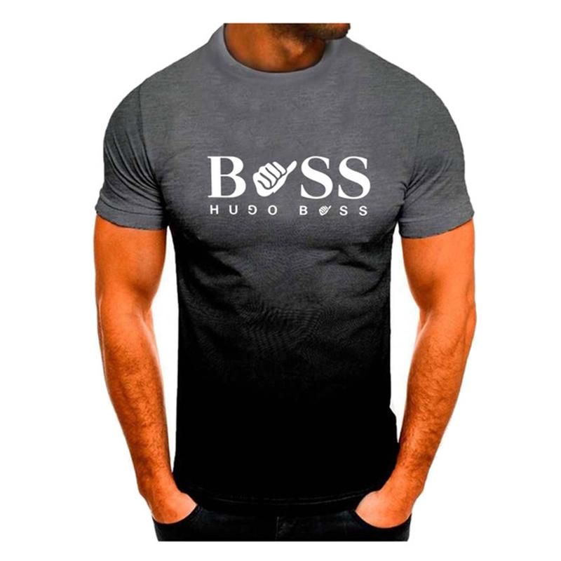 

Мужские футболки с градиентом, летняя мужская одежда, любая буква, короткий рукав, трендовые товары для мужчин, спортивный топ, футболка для спортзала, быстросохнущая футболка 4XL