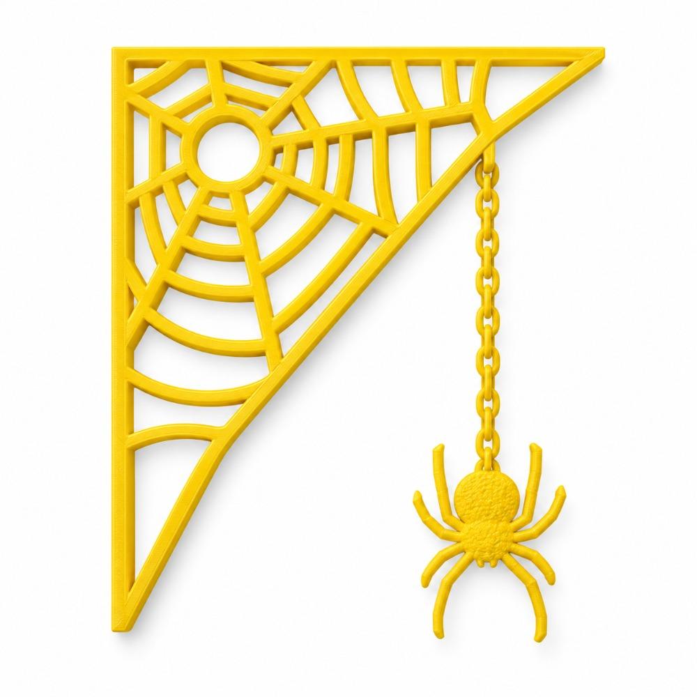 Creepy Spider Web Door Frame Prop Fun Haunted House Decor Holiday Gift Giving