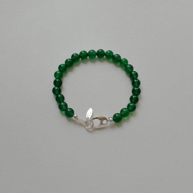 Retro finger Green Onyx Bracelet_SB183