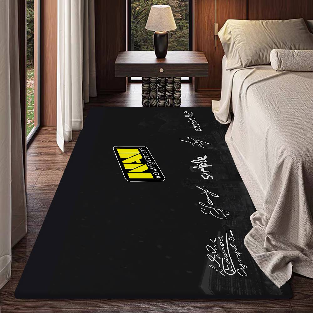 Navi Natus Vincere Floor Mat Anti-slip Absorb Water Long Strip Cushion Bedroon Mat Alfombra