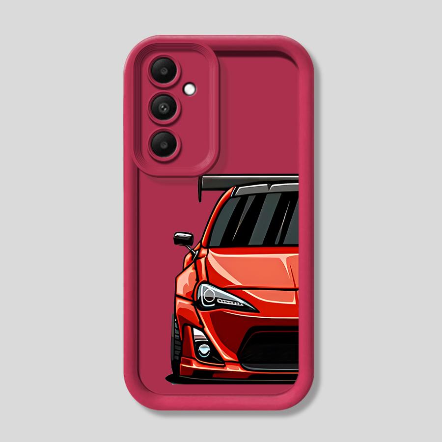 Case for Samsung Galaxy A23 A32 A34 A73 A52 A22 A24 A25 A26 A54 A21s A53 A31 Soft Cover Japan JDM Sports Cars