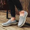 Four Seasons Suede Leather Toe Shoes Men's Shoes One-step Breathable Comfortable Loafer Casual Shoes Driving Shoes