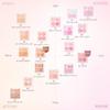 Official Daisyk Blending Mood Cheek Blending Mood Tones Cool Palette Mauve Cheek/Blusher Palette/4-Color Blusher/Yellow/Cool/Warm & Tones/Cheek (17