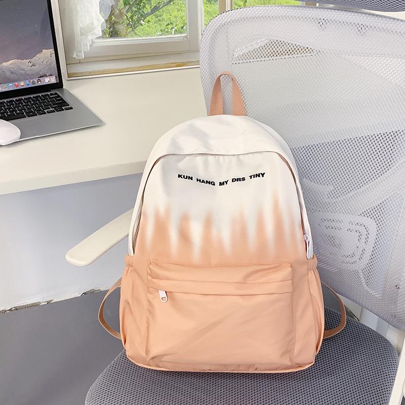 Graffiti Gradient Personality Schoolbag College Students' Backpacks for Boys and Girls' Travel Schoolbags Are Light and Large Capacity Backpacks.