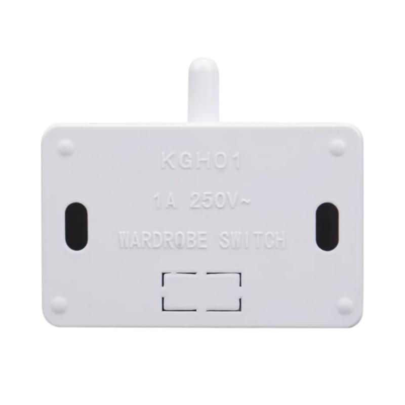 202A Auto Reset Closet Door Control Switch Contact Type Sensitive Response for Wardrobe Cabinet Pantry Home Lighting