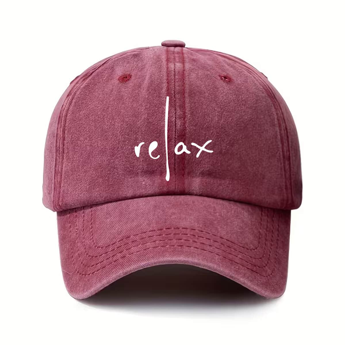 

Unisex Retro Baseball Cap Adjustable Outdoor Casual Hat кларет