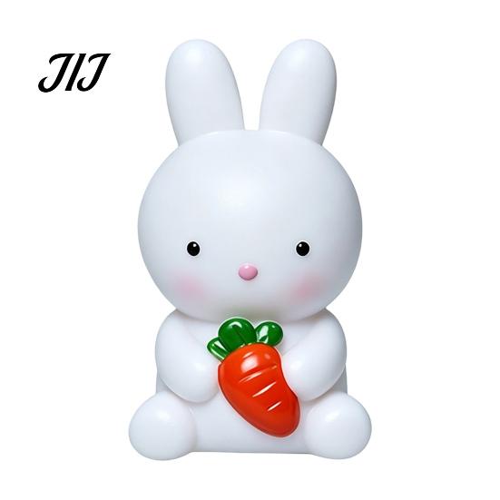 Soft Nursery Lamp for Baby Cute Animal Night Light Kids, Rabbit Bear Deer Cat Dog Room Lighting Sleeping Shape LED Bedside Lamp, Glow Sleep Decorative