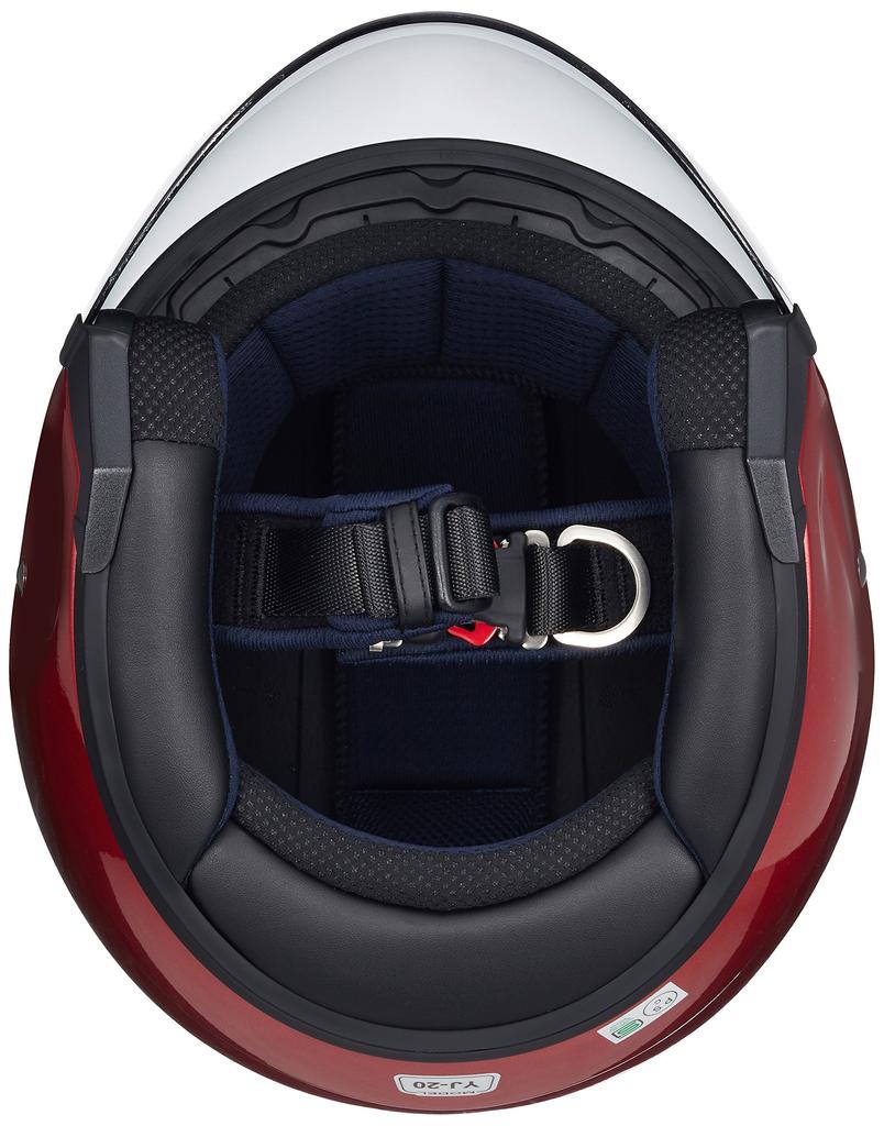 Yamaha Motor Motorcycle Helmet Jet ZENITH Metallic Red XL Circumference Co., Ltd. (Yamaha) YJ-20 (Head 60cm~61cm) 90791-2348X