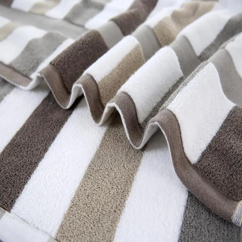 Luxury Hotel Spa Bath Towel Turkish Cotton Bath Towels Natural Ultra Absorbent Eco-Friendly Beach Towel Bathroom Sets For Home