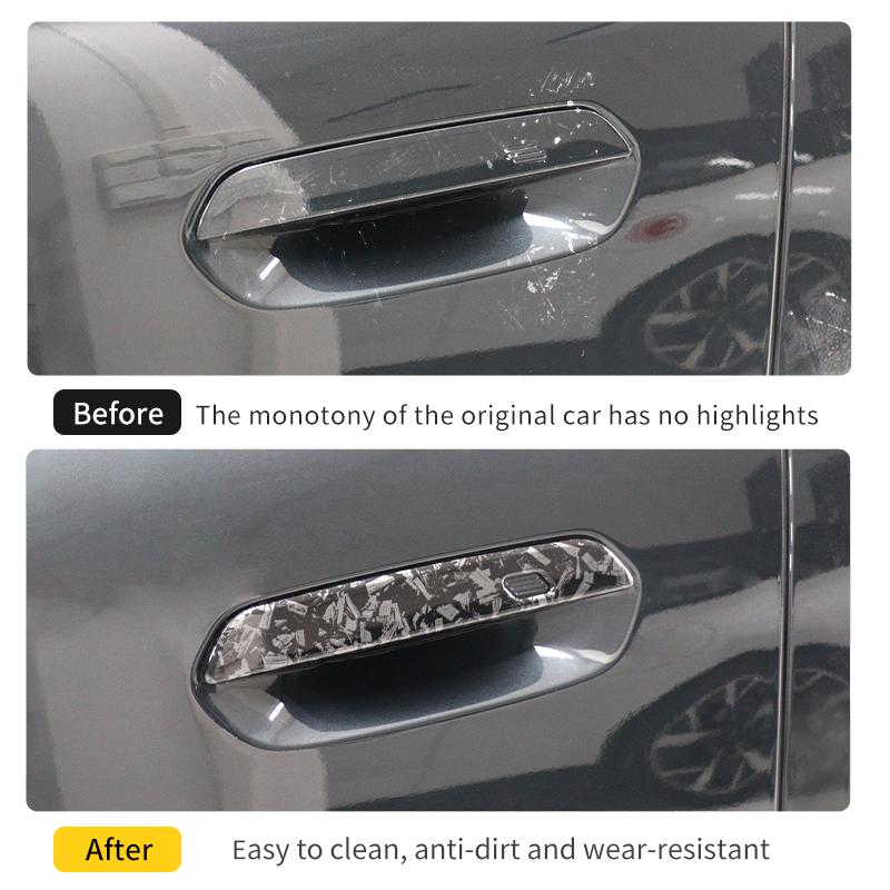 Adesivo Maniglia Porta Auto Copertura Trim Esterno Per Mini Countryman U25 2024 2025 ABS Guscio Decorativo Ciotola Maniglia Porta Esterna Auto