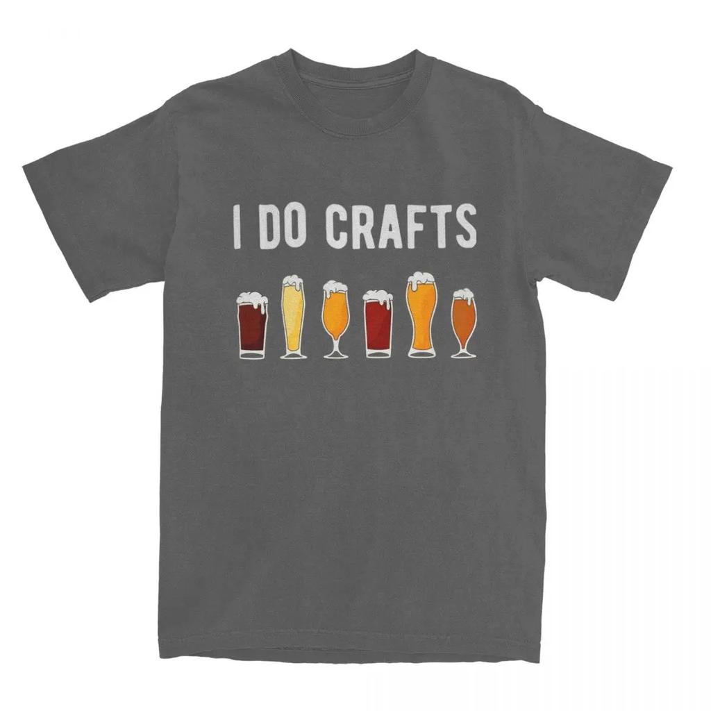 I Do Crafts Beer Lover Shirt Merchandise Men Women  Vintage Home Brewing T-shirt Short Sleeve Tops New Arrival