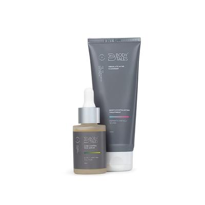 Bodytales Acne Control Face Serum 30ml & Absolute Acne Cleanser 100ml (Set of 2)
